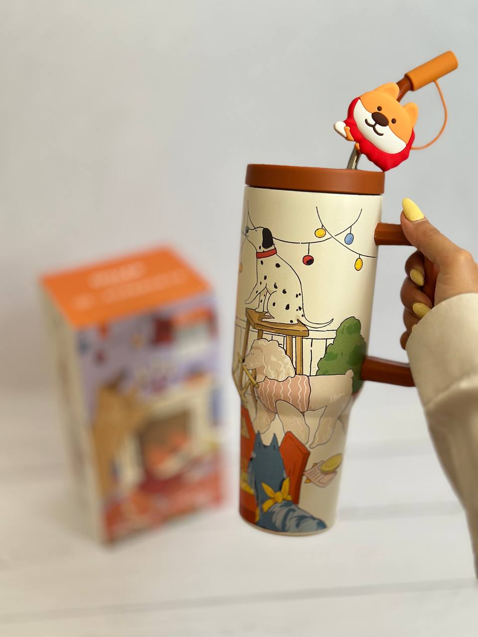 تراول ماگ دیلر طرح سگ با کیفیت ساخت بالا و طراحی فانتزی