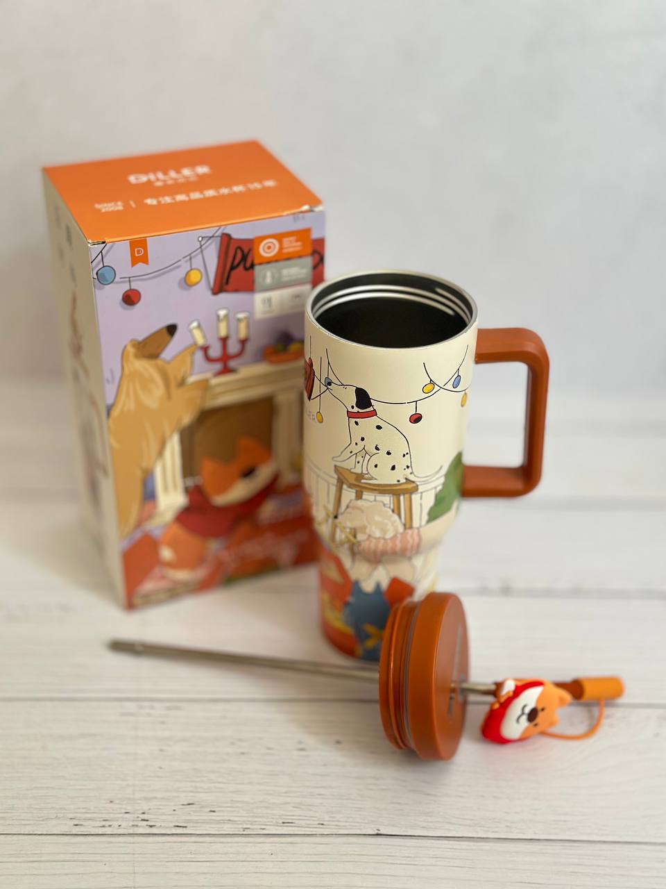 تراول ماگ دیلر طرح سگ فانتزی مناسب هدیه تولد