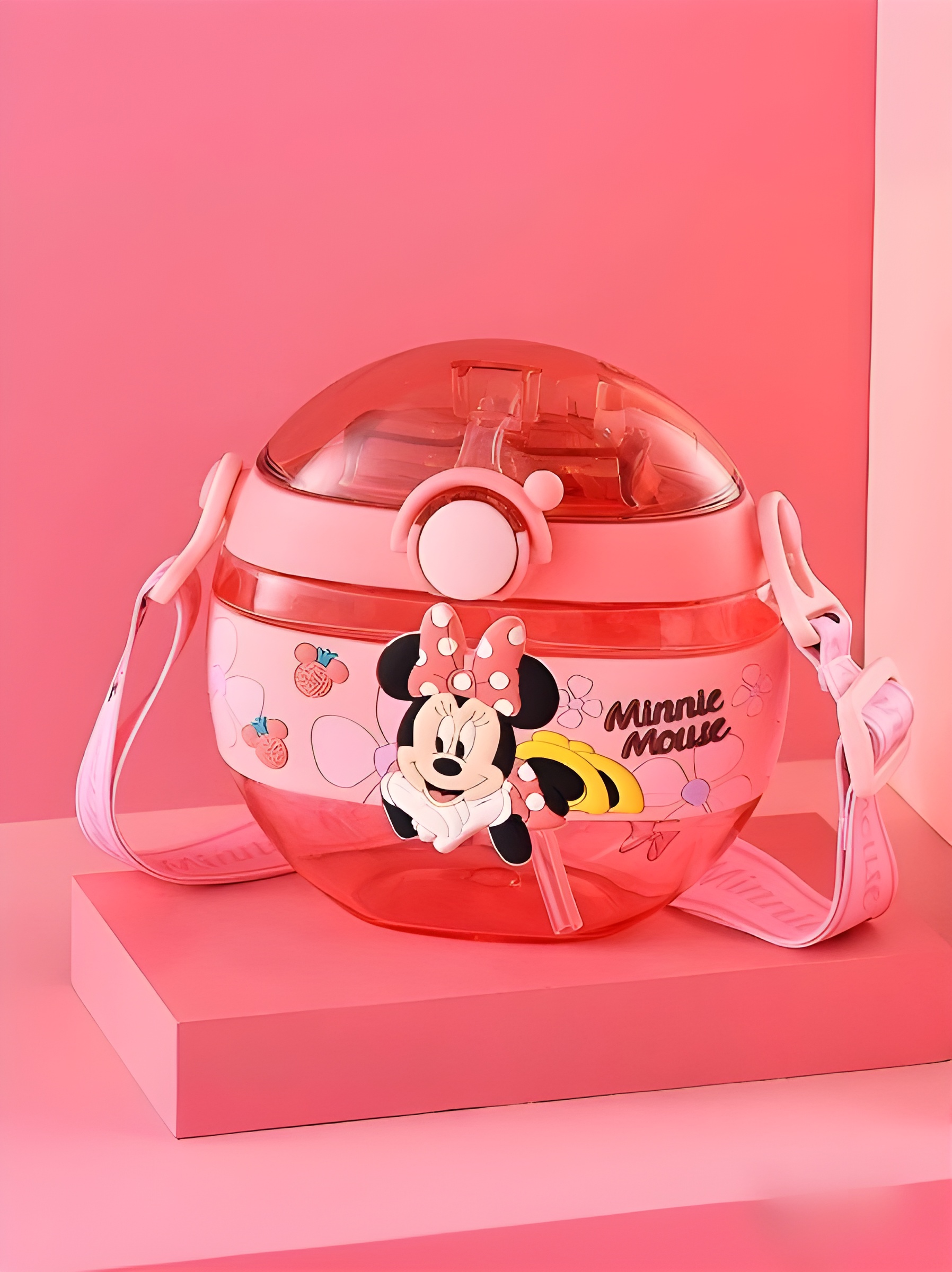 قمقمه کودک طرح دونات با لبی پستونکی بامزه و رنگارنگ