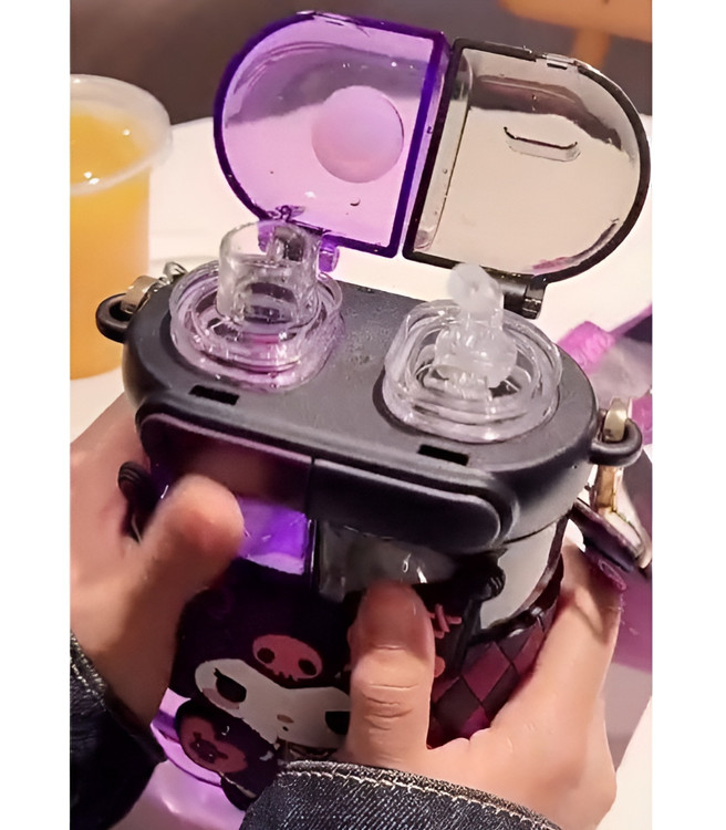 قمقمه کارتونی دو حالته با درب محکم و ضد چکه