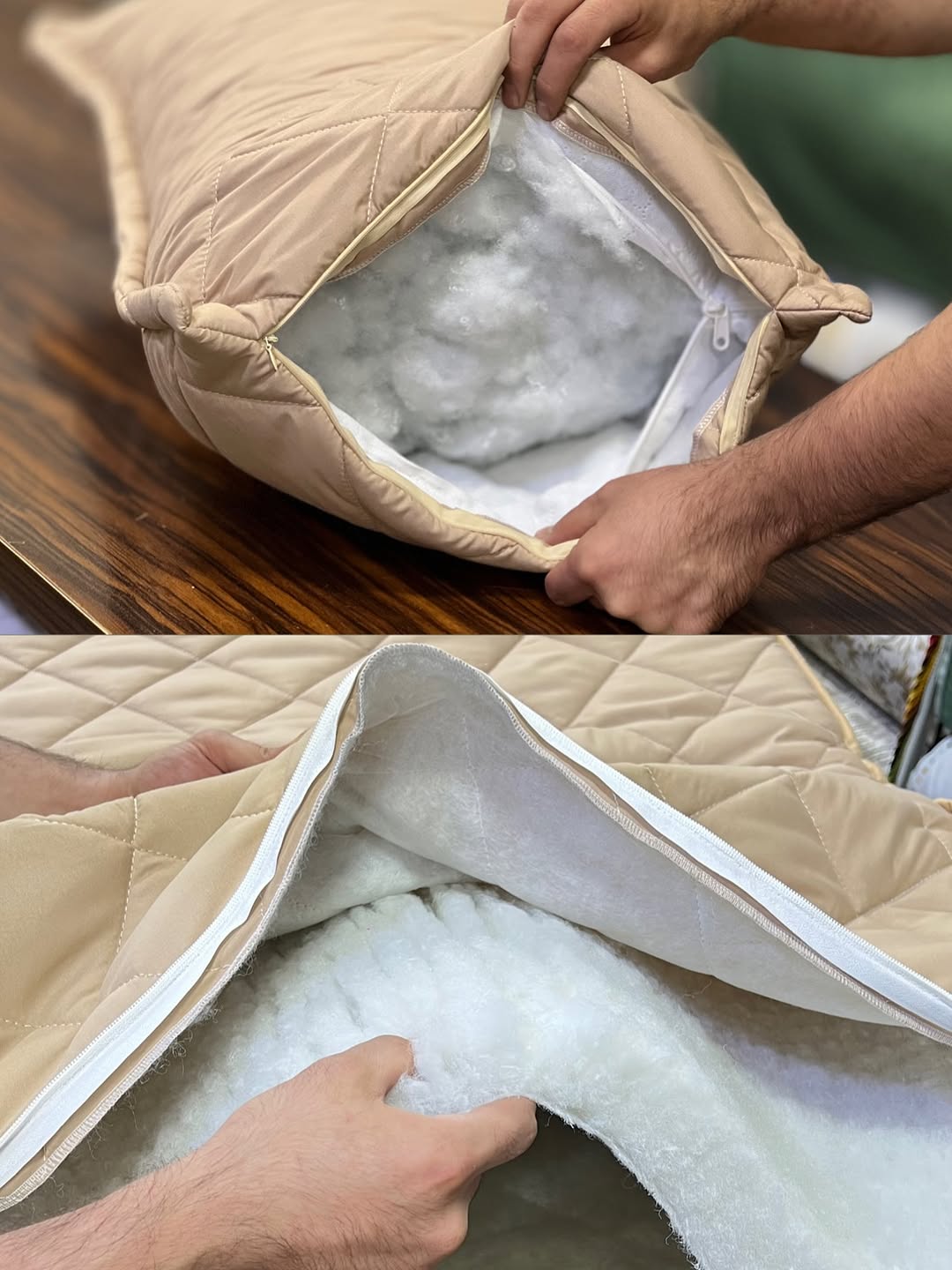 ست کامل تشک مهمان سه تکه رویال با دوخت باکیفیت و راحتی بالا