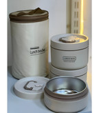 ظرف غذا ۳ تکه استیل اصل و اورجینال با طراحی مدرن