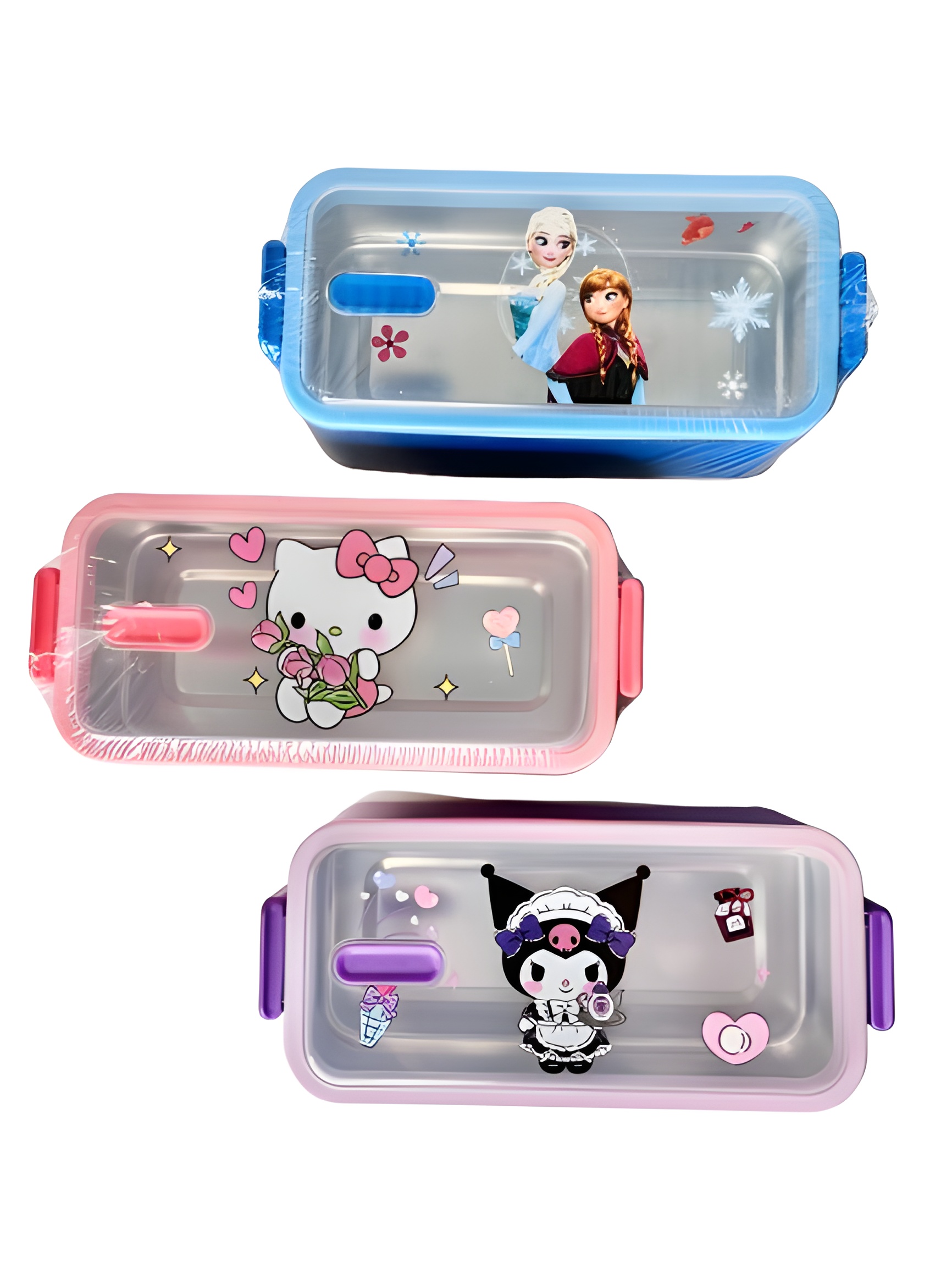 ظرف فانتزی کودک استیل با درب ضد نشت