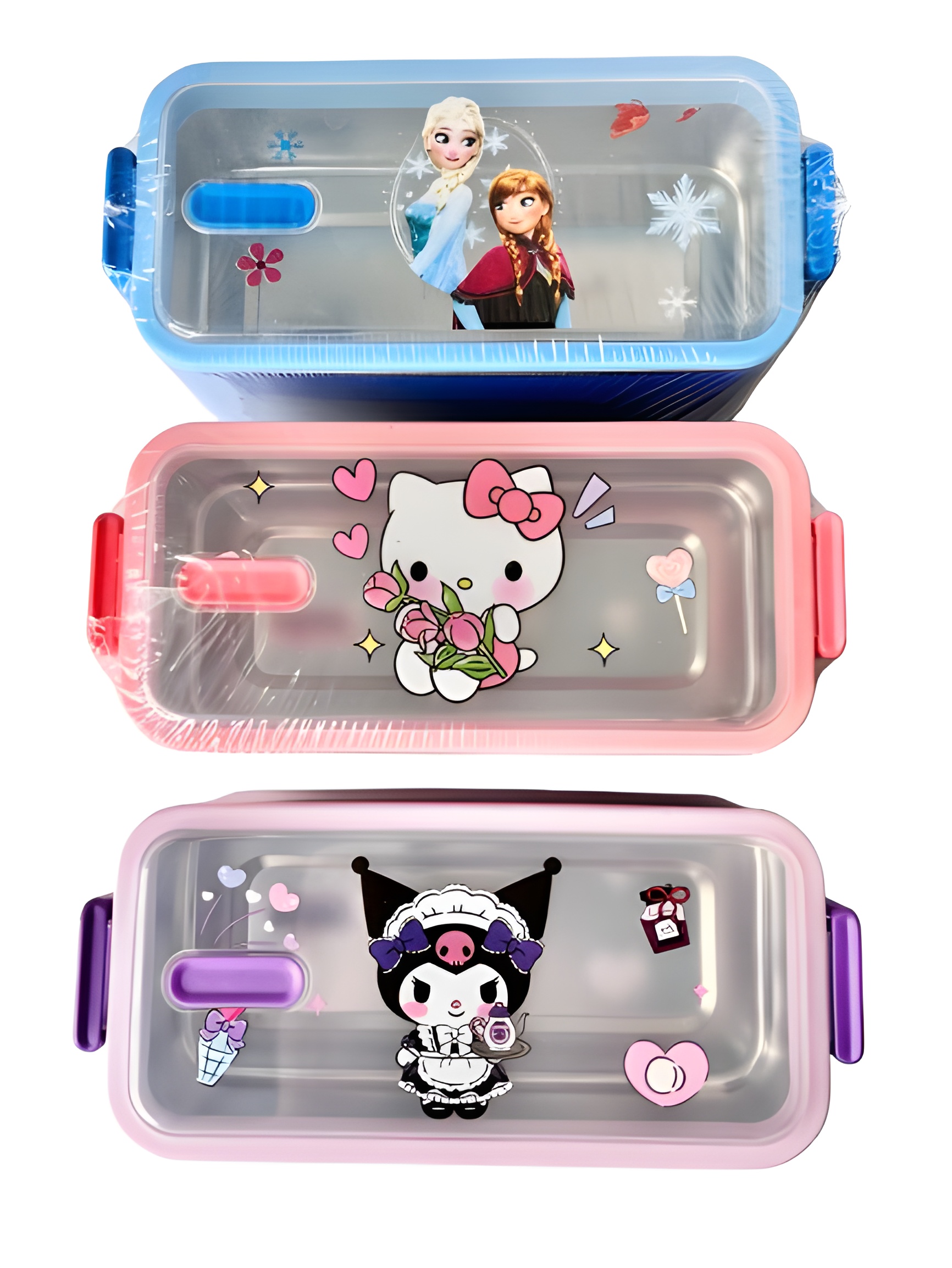 ظرف غذای کودک با دو طبقه جدا و محفظه استیل ضد زنگ