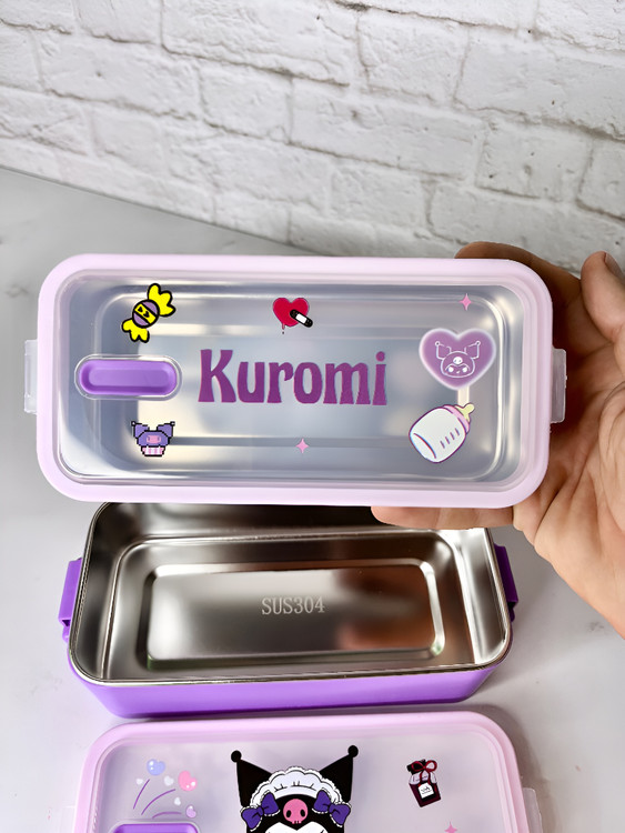 ظرف غذا فانتزی دو طبقه مناسب مهدکودک و مدرسه