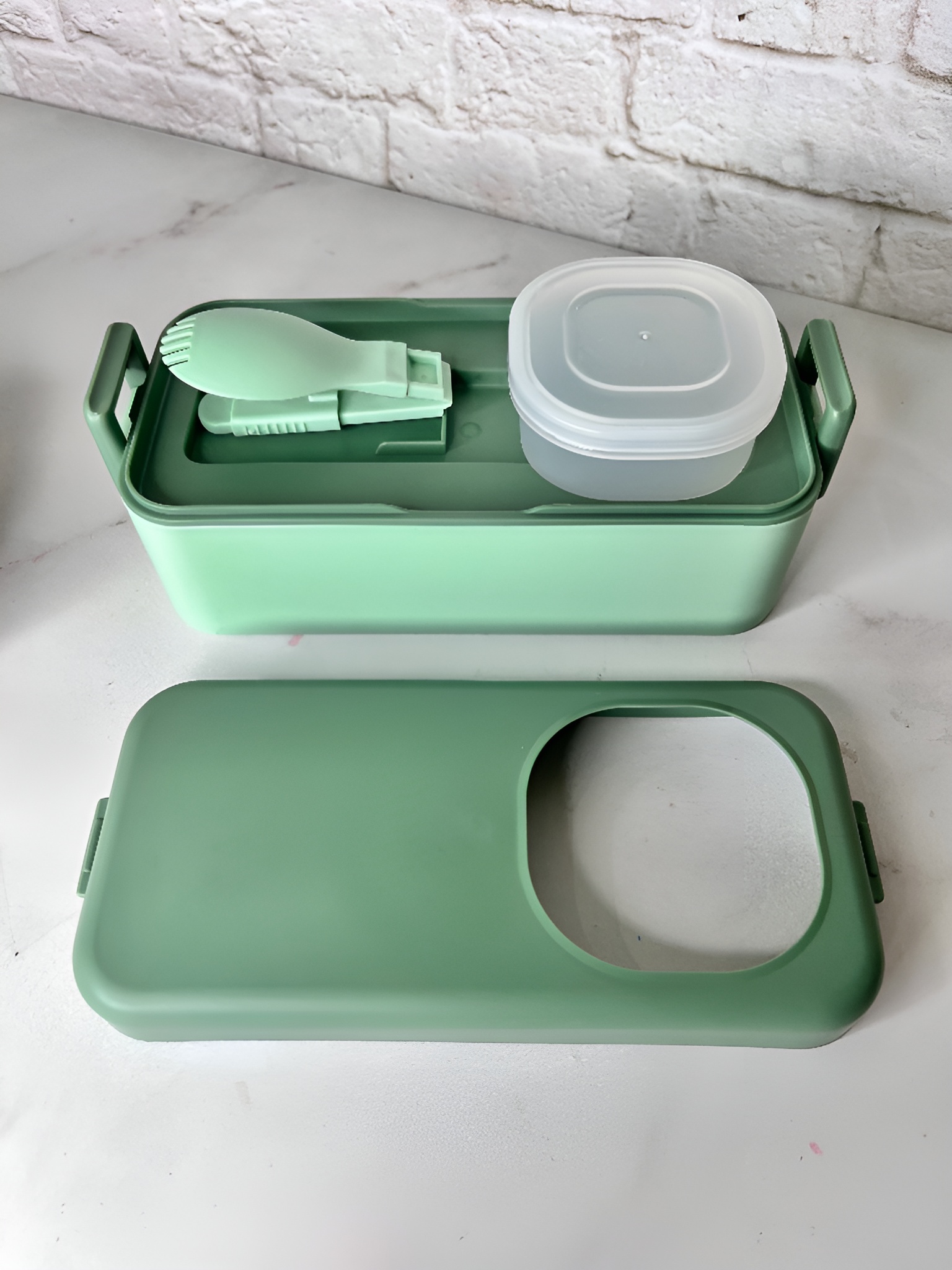 ظرف غذا دو طبقه مقاوم در برابر حرارت و ضربه