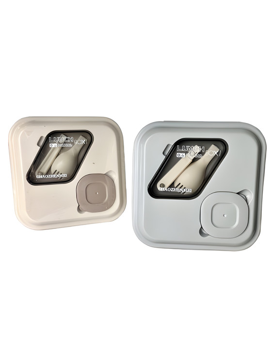 ظرف غذا یکطبقه سهقسمتی مدل Lunch Box CHAOZHENMEI با بدنه پلاستیکی مقاوم