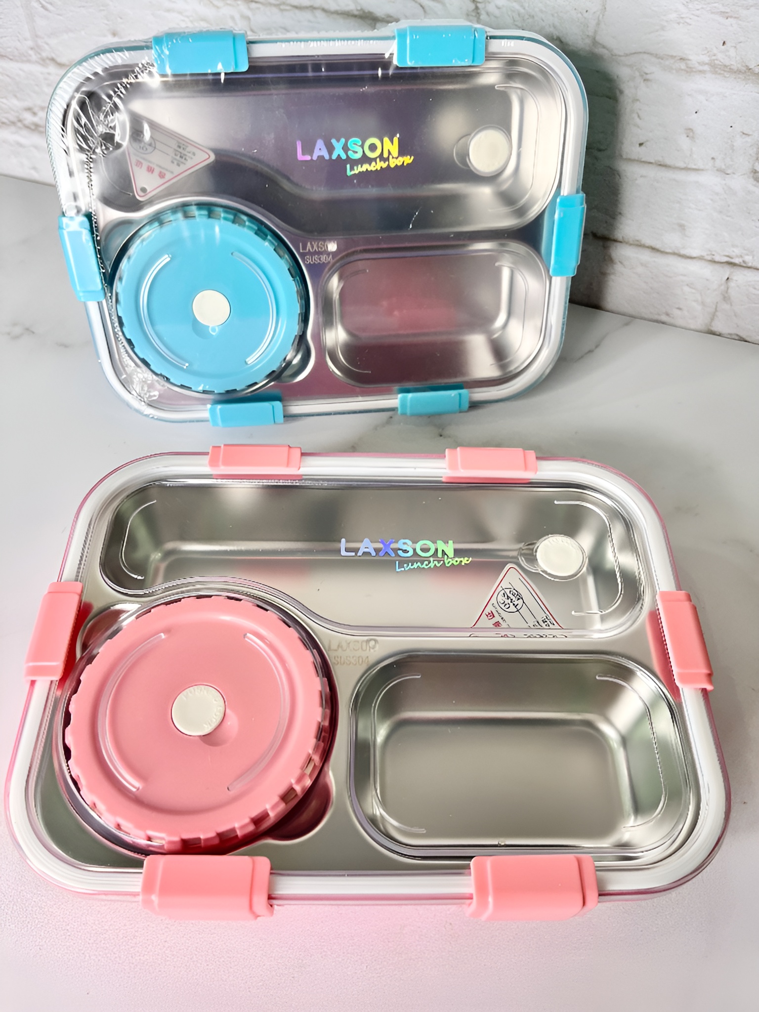 ظرف غذا سه‌قسمتی LAXSON با بدنه سبک و قابل حمل