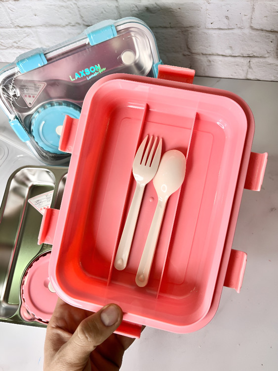 ظرف غذا یکطبقه LAXSON با طراحی مناسب مدرسه و محل کار