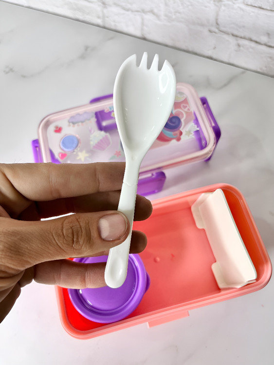 ظرف غذا یکطبقه با رنگبندی جذاب و بدنه مقاوم