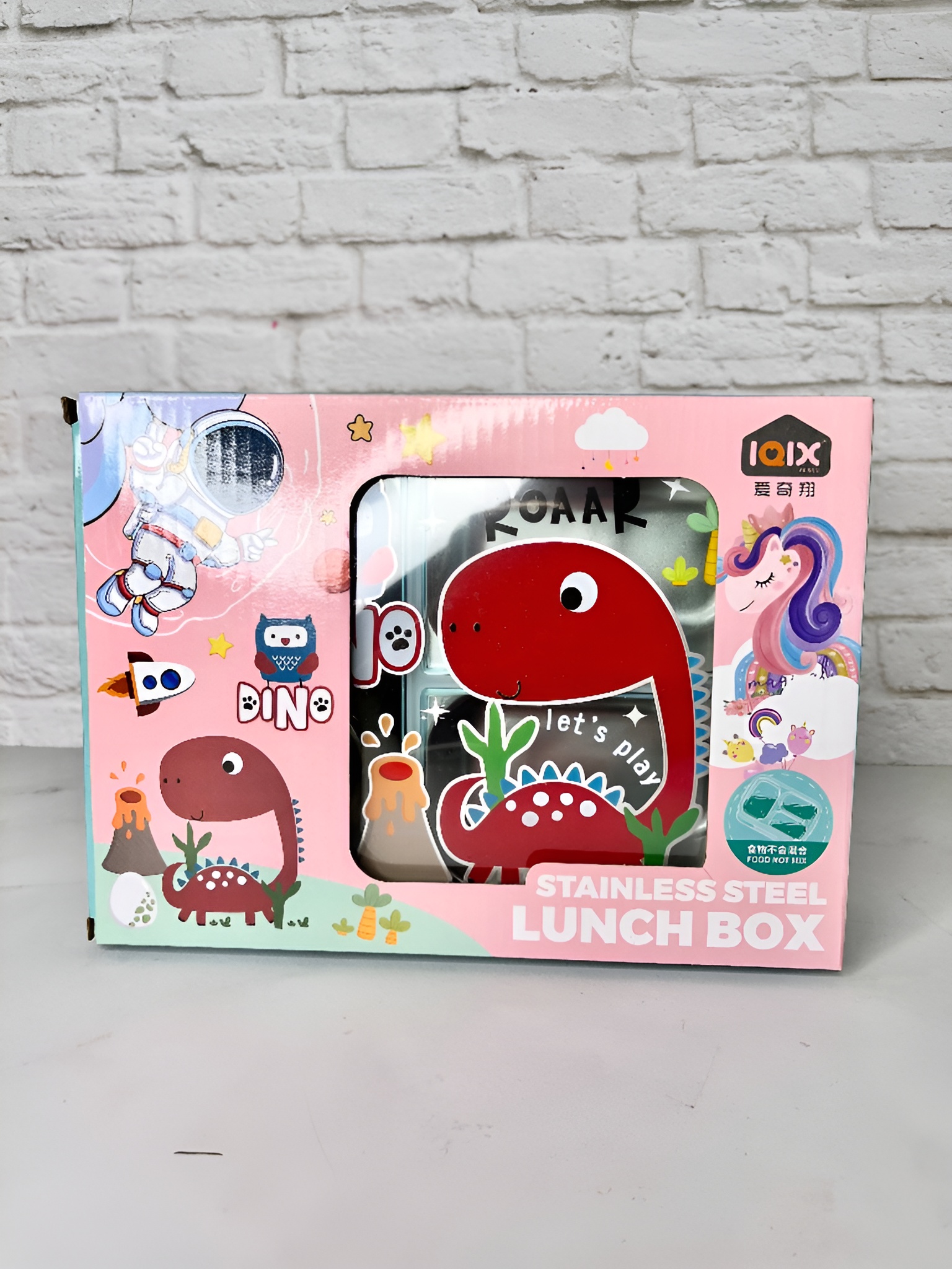 لانچ باکس یک‌طبقه با محفظه استیل و فضای کافی برای غذا