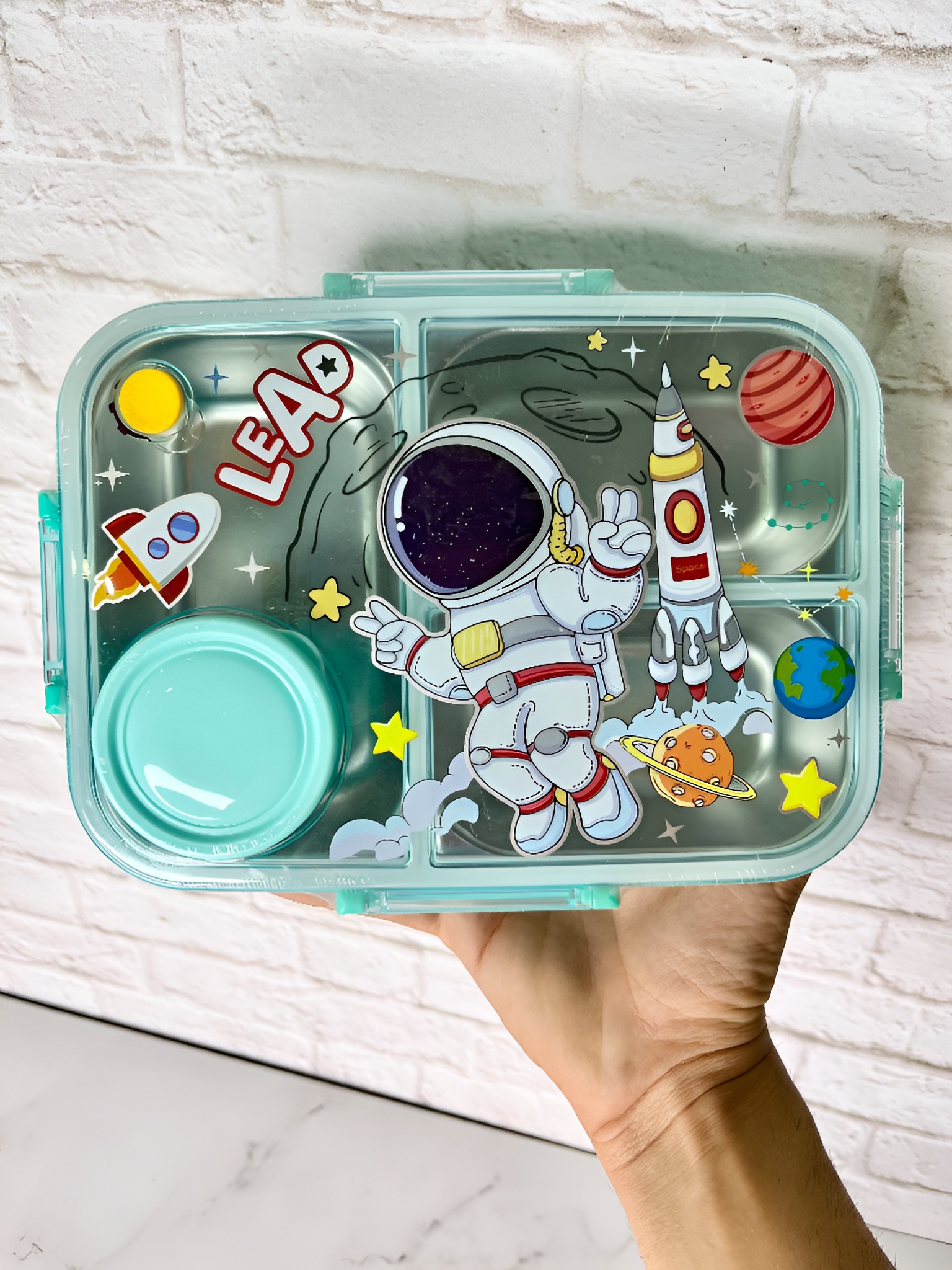 ظرف غذا سبک و قابل شستشو با محفظه استیل