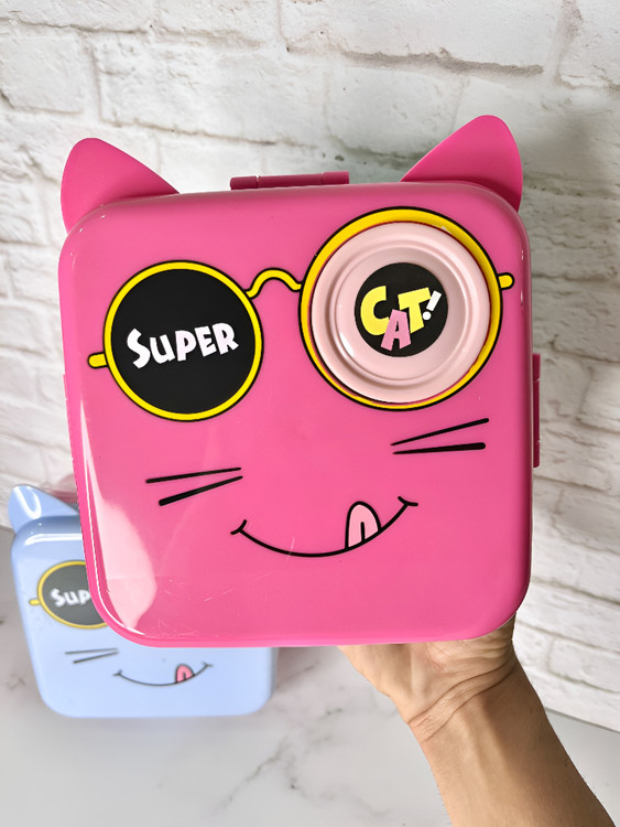 ظرف غذا دو طبقه با فضای جداگانه برای غذا و دسر