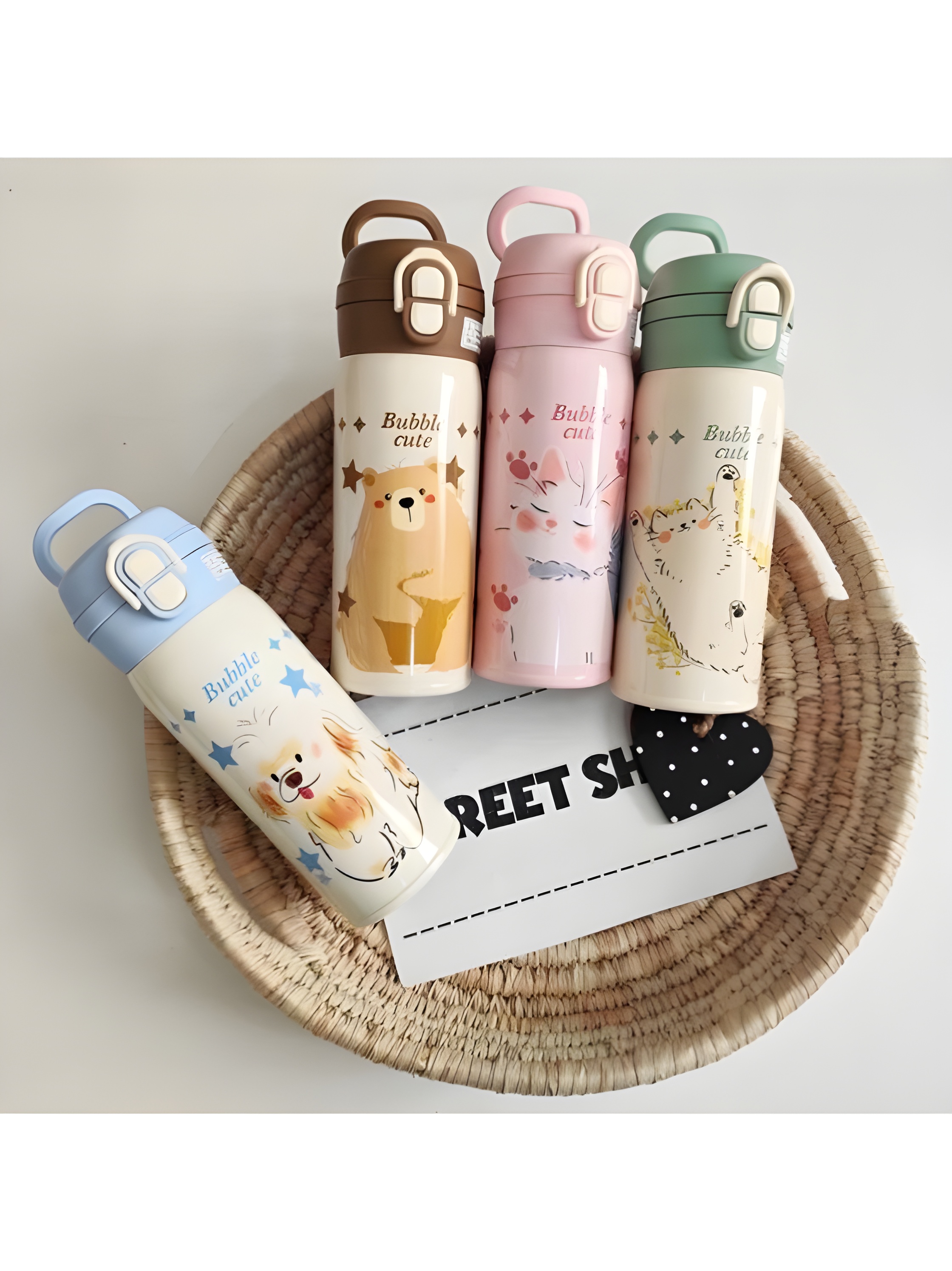 تراول ماگ دوحالته بابل کیوت با طرح حیوانات بامزه