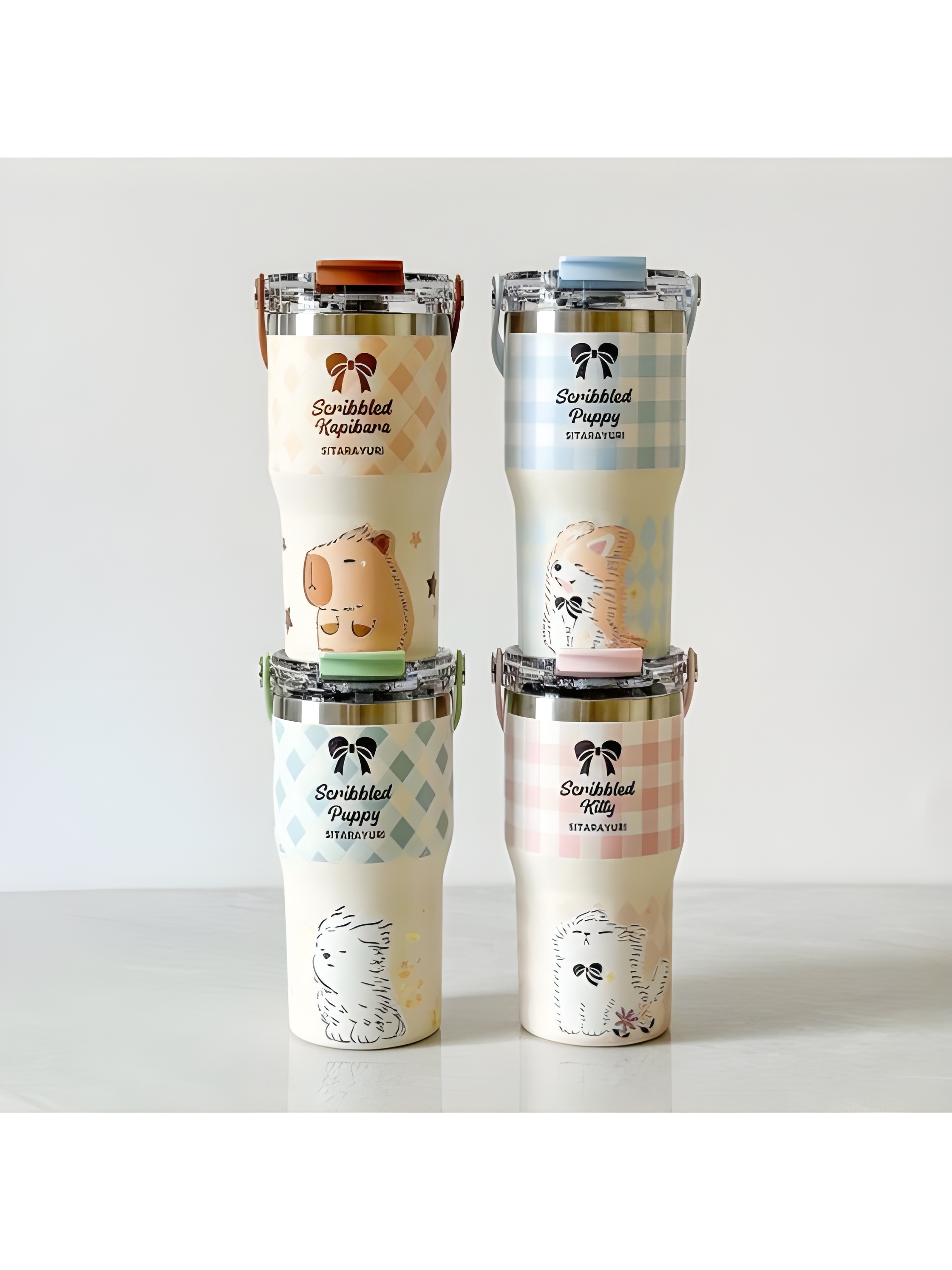 تراول ماگ مدل پاپی برند سیتارایوری ۶۰۰ میل با طراحی شیک