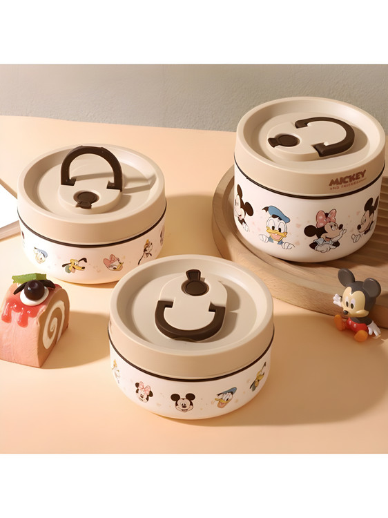 ظرف غذا میکی موس با قابلیت حمل آسان
