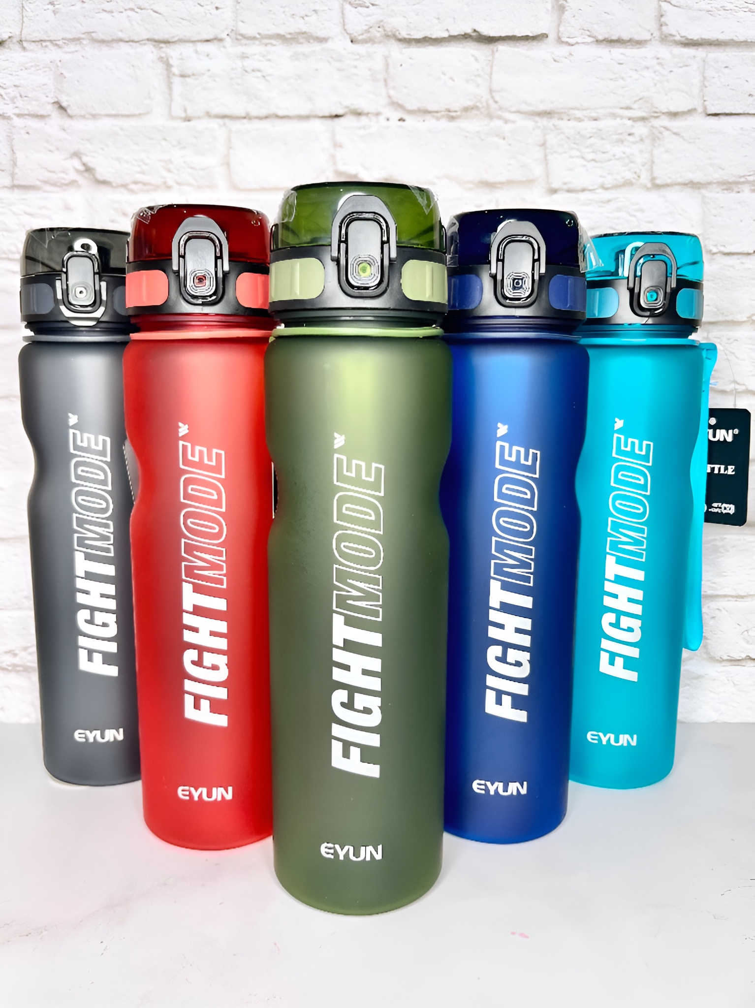 بطری آب اسپرت با نوشته FIGHT MODE