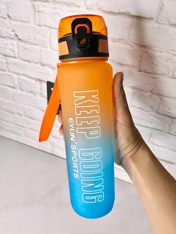 قمقمه اسپرت با نوشته انگیزشی KEEP GOING