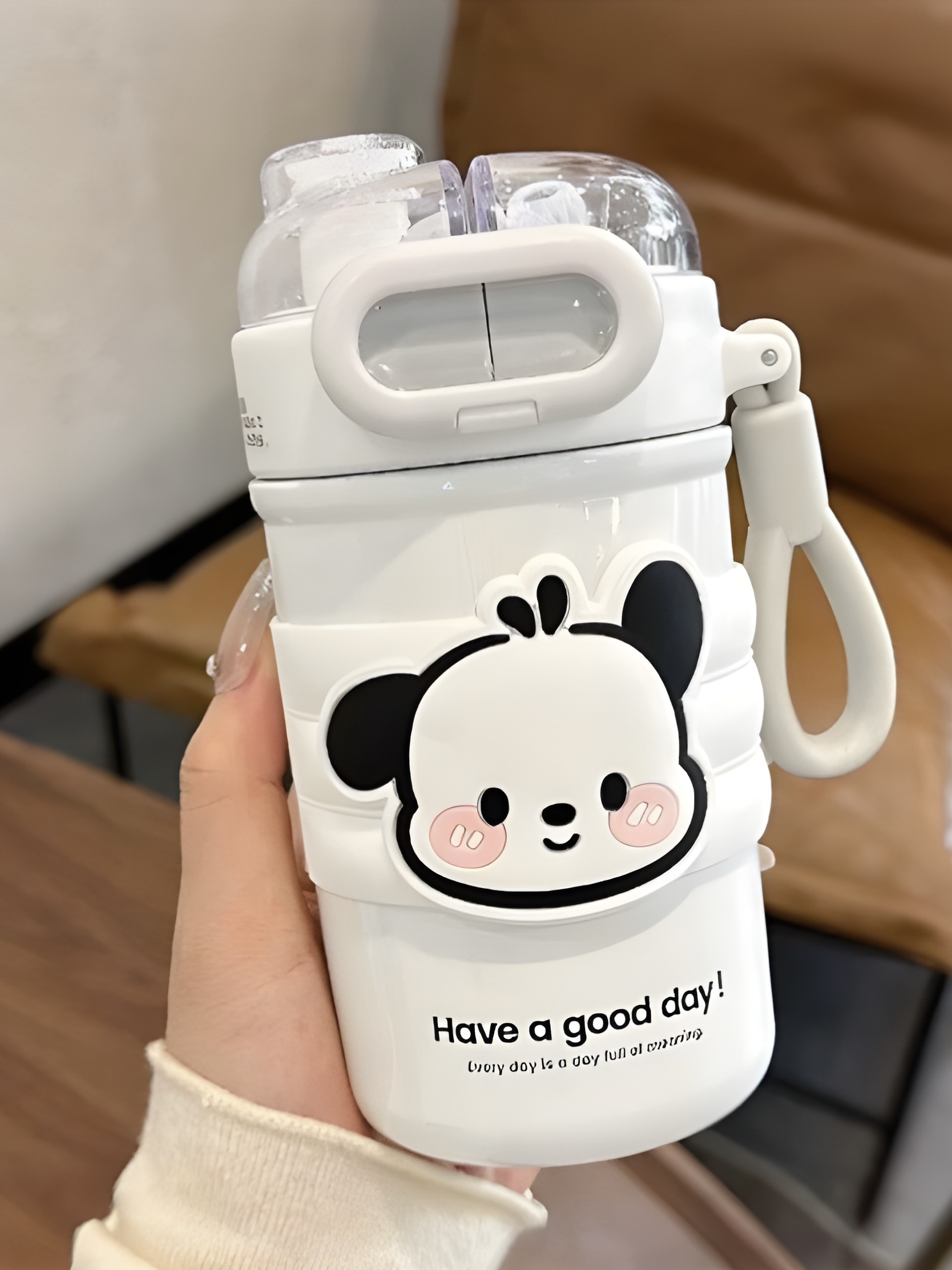 تراول ماگ فانتزی گود دی با طراحی زیبا و شاد