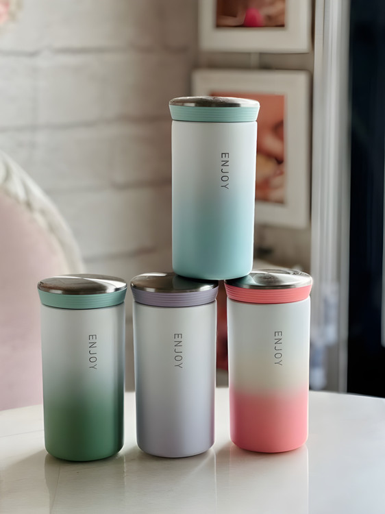 مینی تراول ماگ آبرنگی اینجوی Enjoy با طراحی فانتزی