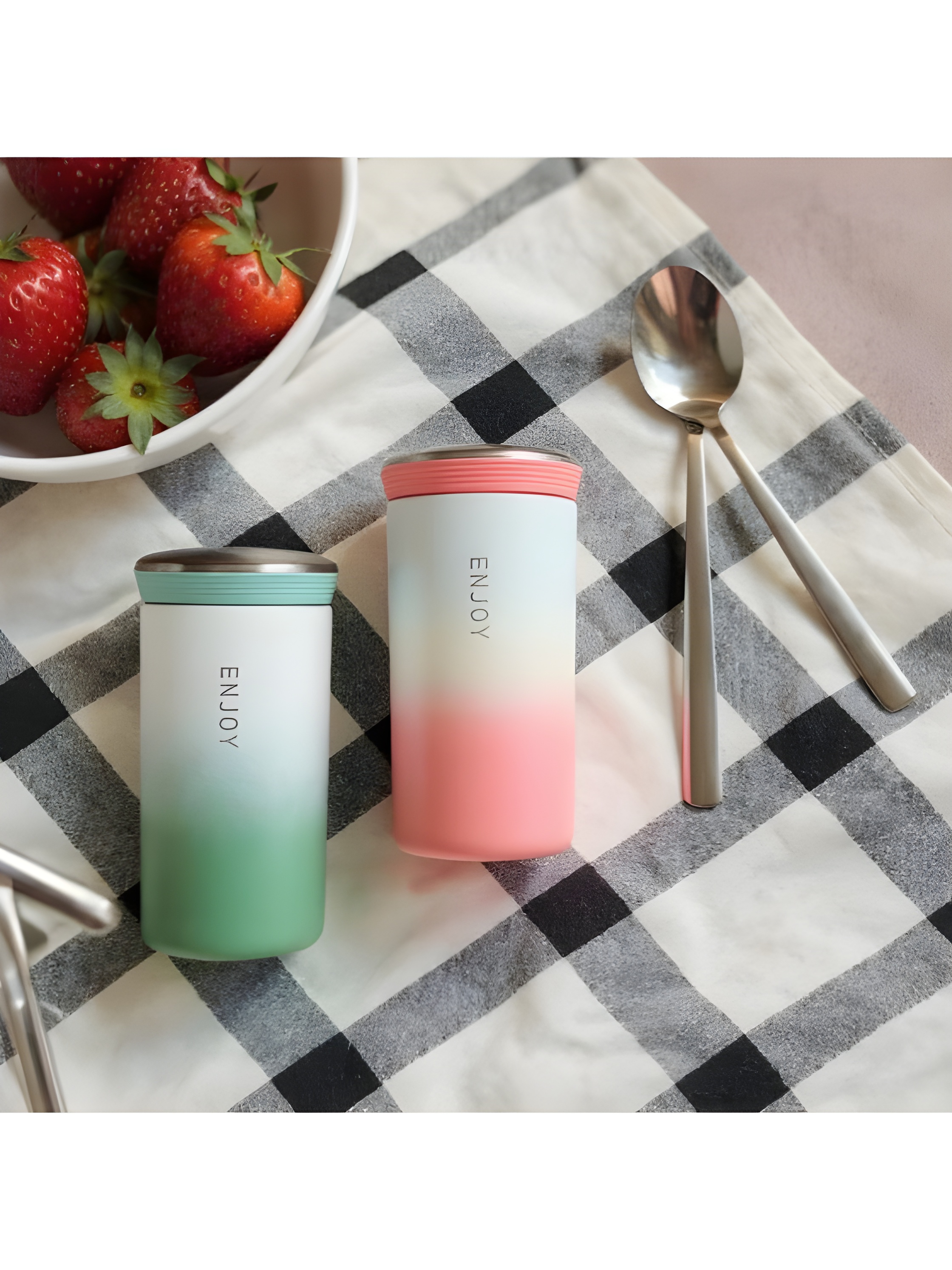 ماگ سفری آبرنگی Enjoy با کیفیت بالا