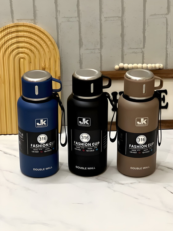 فلاسک استیل ضدزنگ JK با لیوان سرخود