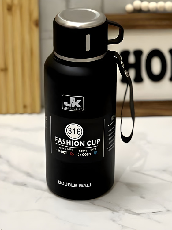 فلاسک استیل ۱۰۰۰ میلیلیتری JK با طراحی خوشدست و زیبا