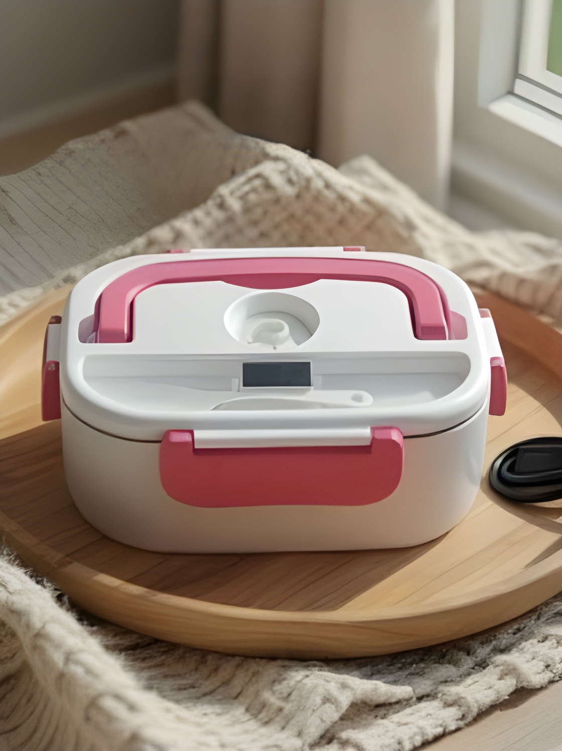 ظرف غذای حرارتی برقی با ظرفیت مناسب و طراحی قابل‌حمل