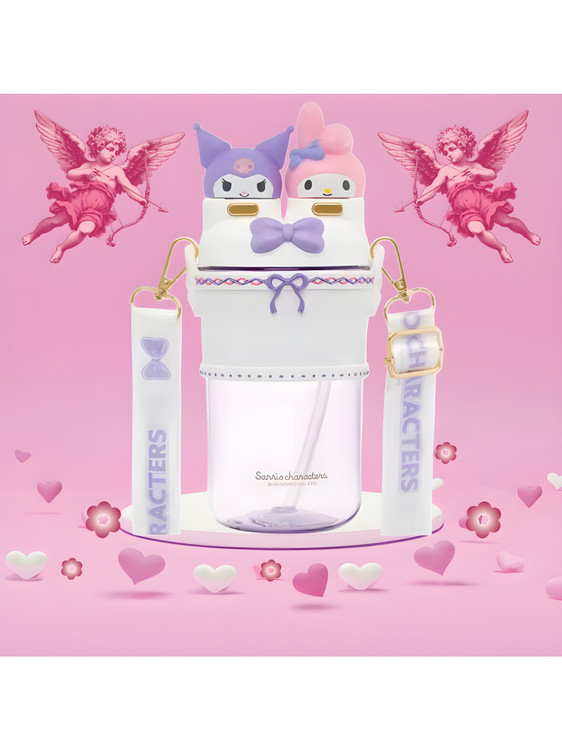 قمقمه کودک طرح My Melody & Kuromi سبک و قابل حمل