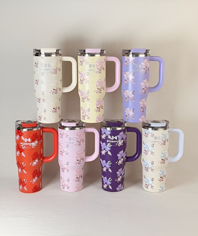 تراول ماگ ۹۰۰ میل دوحالته فانتزی برند SITARAYURI با طراحی شیک