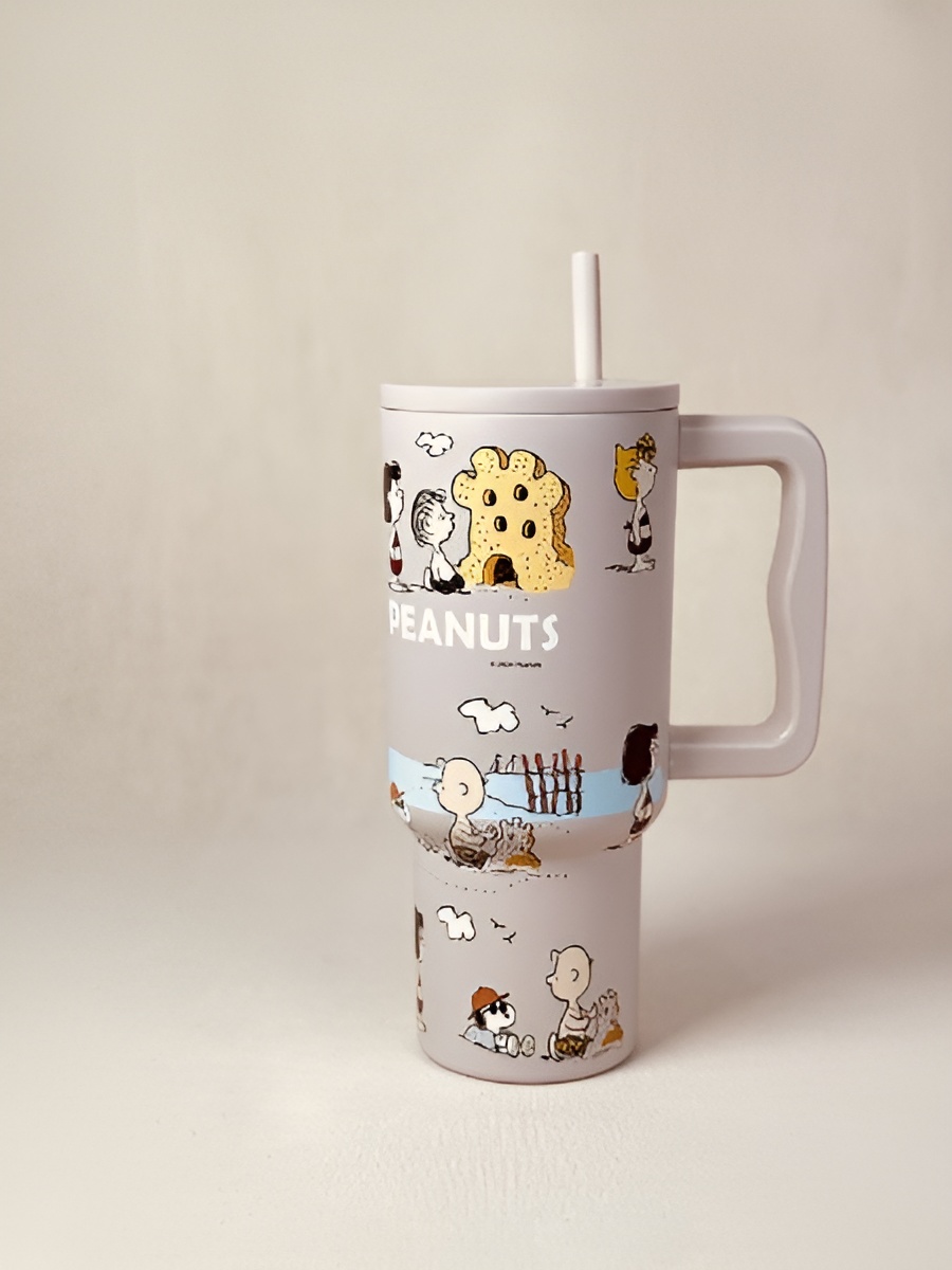 لیوان مسافرتی طرح اسنوپی مناسب نوشیدنی گرم