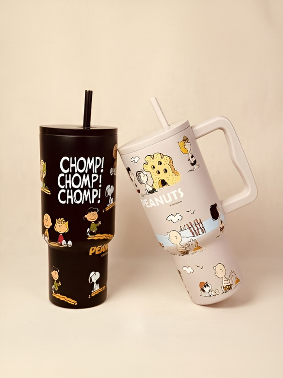 تراول ماگ تامبلر طرح اسنوپی با طراحی فانتزی