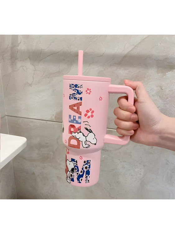 لیوان مسافرتی عایقدار طرح اسنوپی