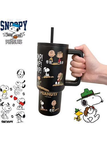 لیوان مسافرتی طرح اسنوپی مناسب استفاده در دانشگاه