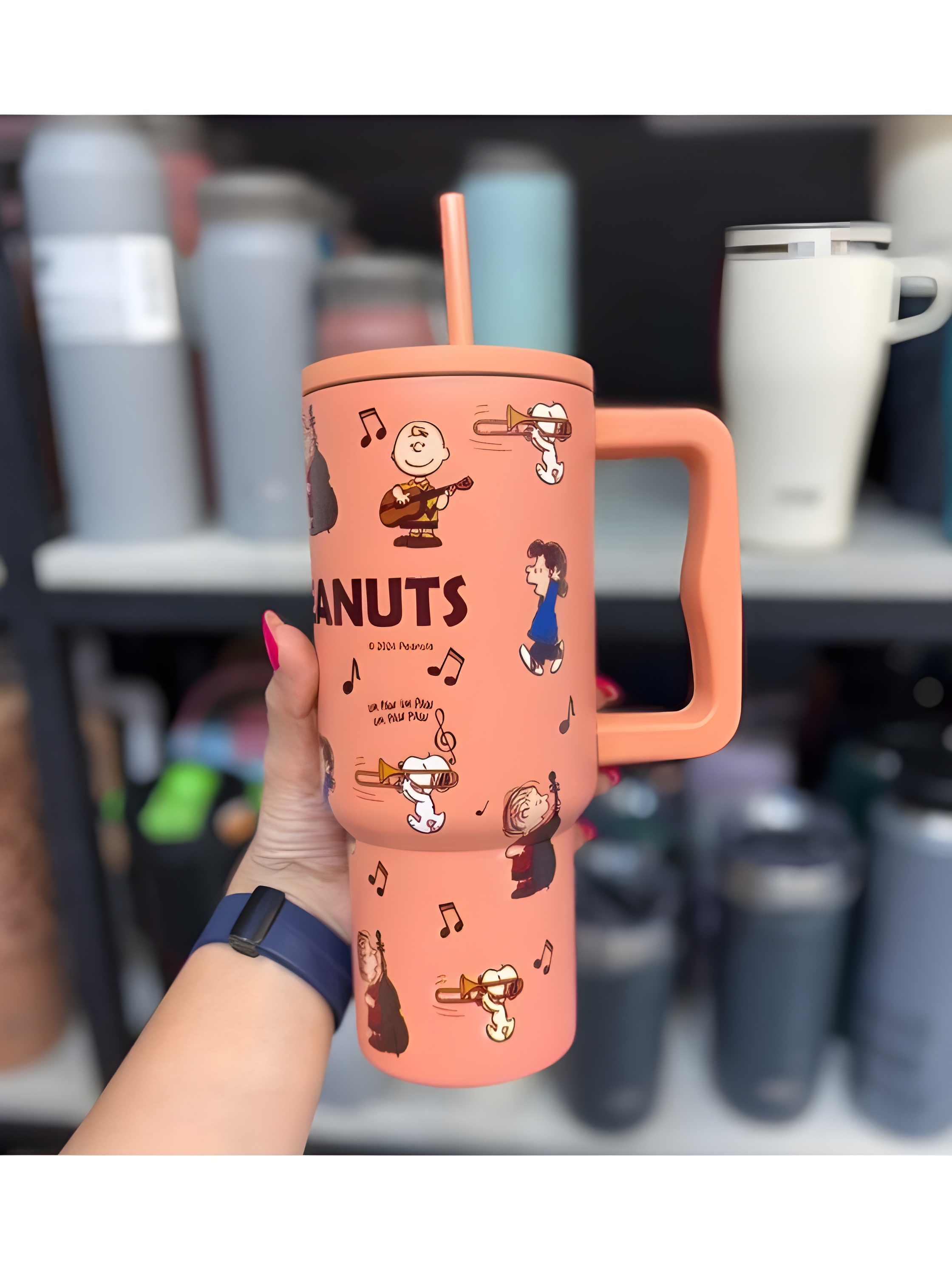 تراول ماگ طرح اسنوپی با کیفیت چاپ بالا