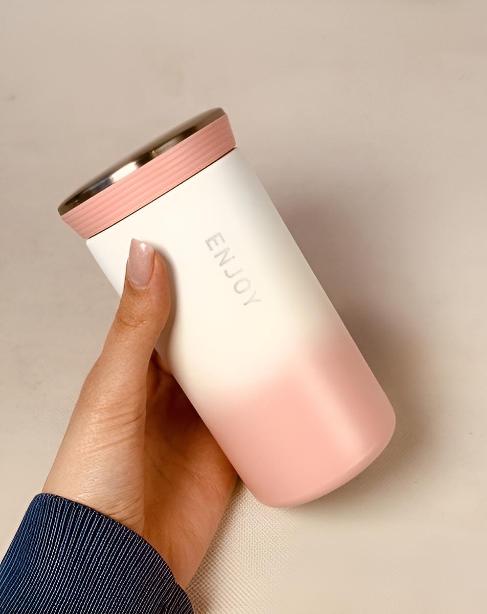 تراول ماگ رنگی Enjoy با درب قفل‌دار ضدنشت