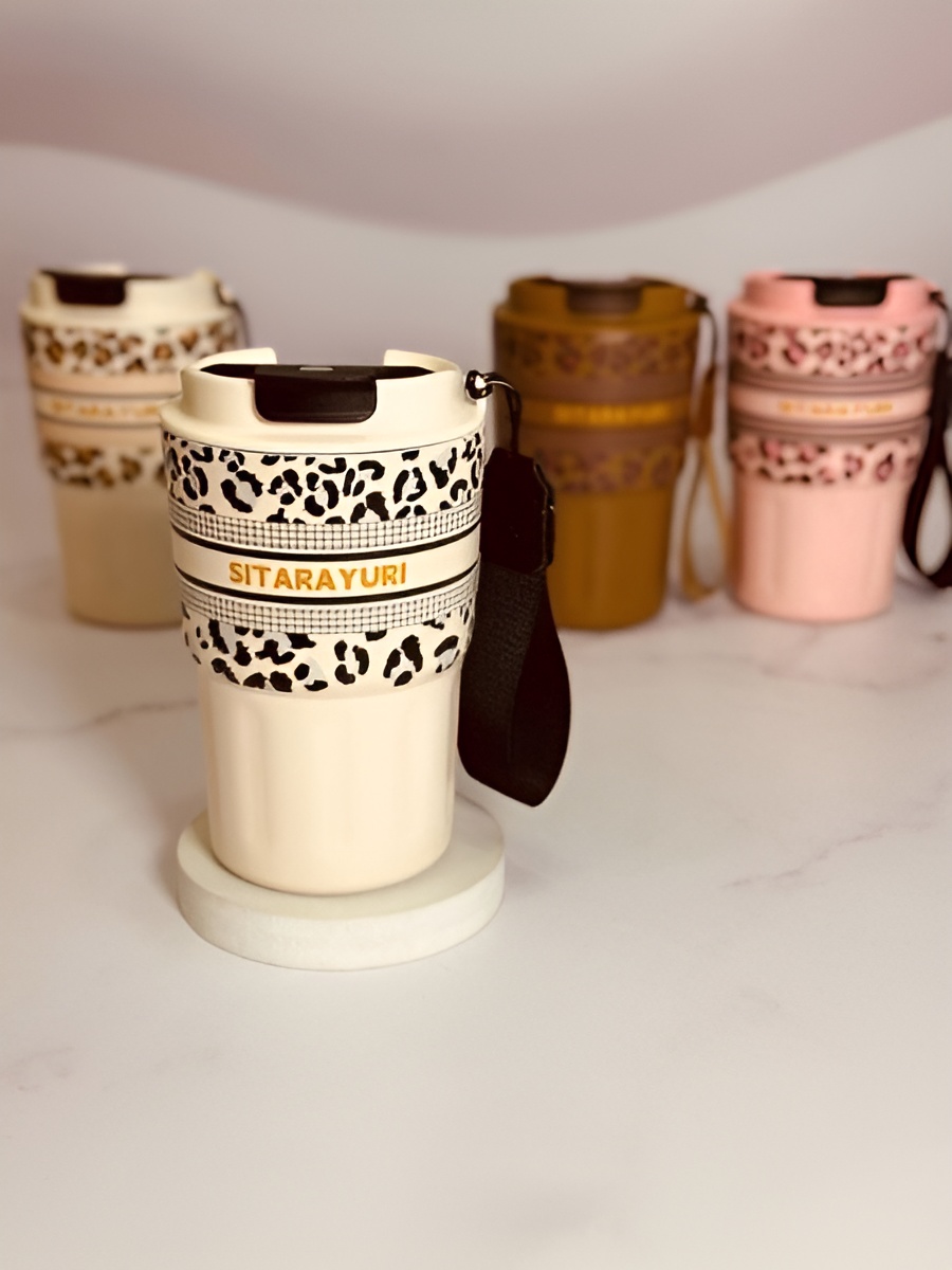 لیوان مسافرتی طرح پلنگی کوچک برند Sitarayuri