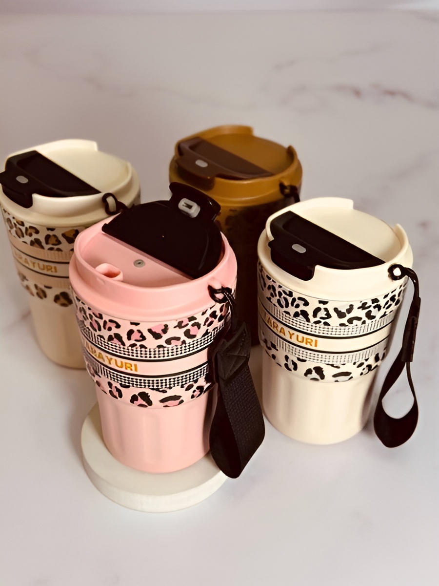 ماگ فانتزی پلنگی کوچک مناسب کیف و سفر