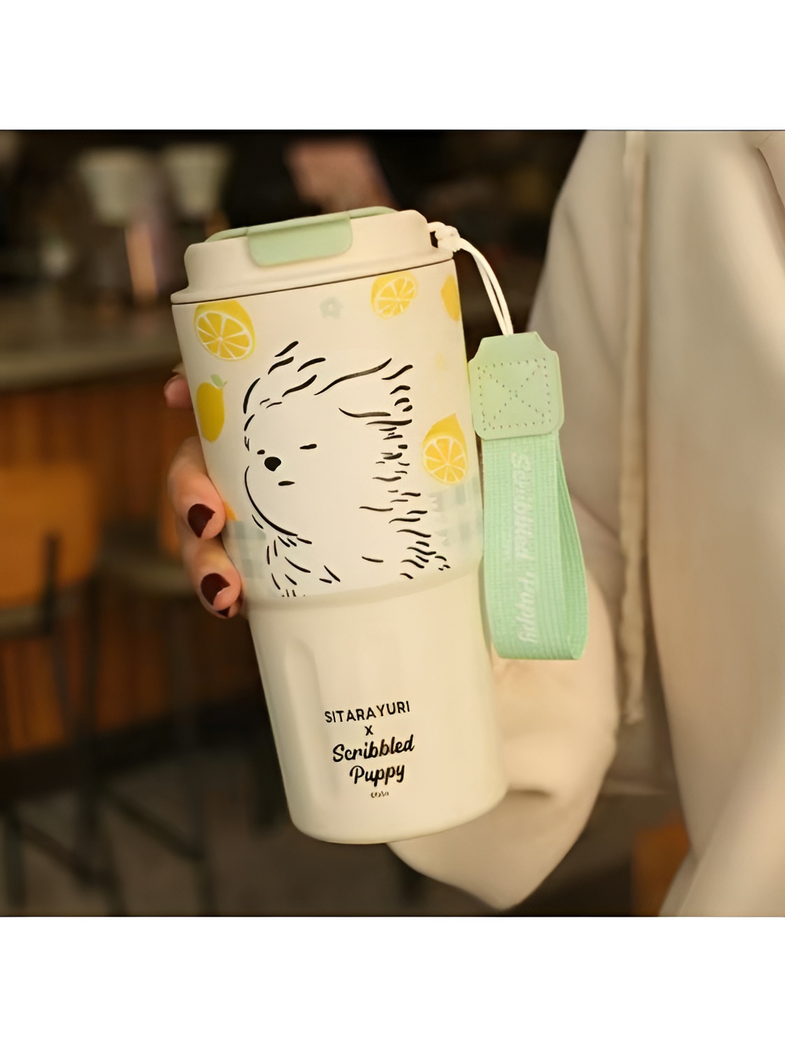 لیوان بزرگ سفری پاپی برای نوشیدنی داغ