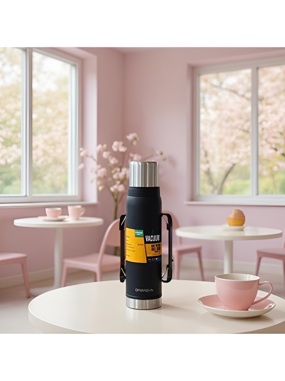 عکس فلاسک استیل دو‌جداره دیوانگشین