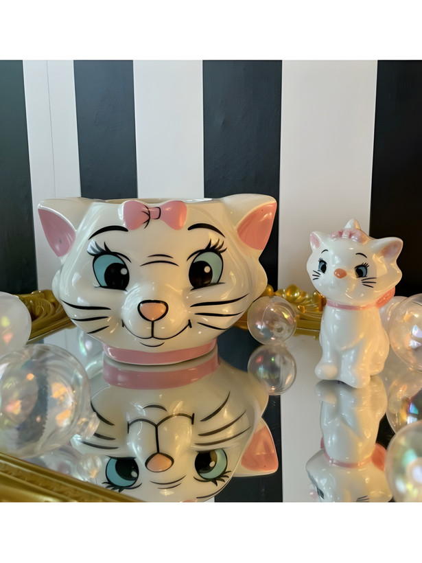 ماگ کارتونی گربه اشرافی تپل مناسب چای و قهوه