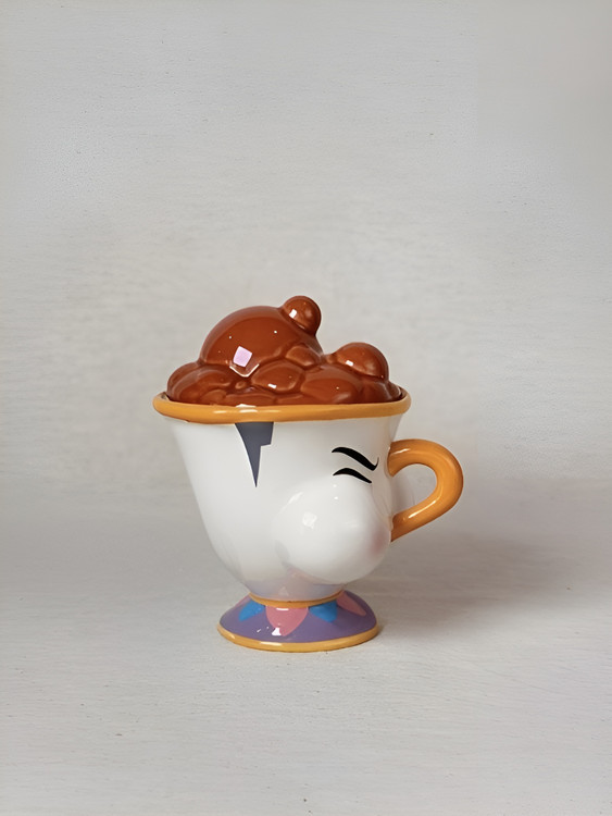 ماگ دربدار فانتزی دیو و دلبر مناسب نوشیدنی گرم و سرد